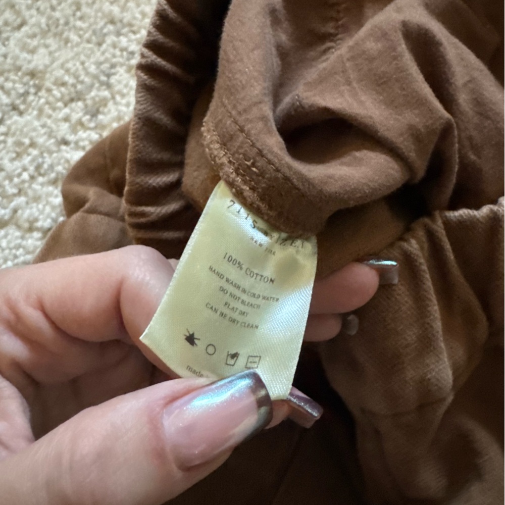 7115 by Szeki SIGNATURE ELASTIC PULL-UP‎ TROUSER Sz M CANVAS EDITION CARAMEL - Picture 9 of 9